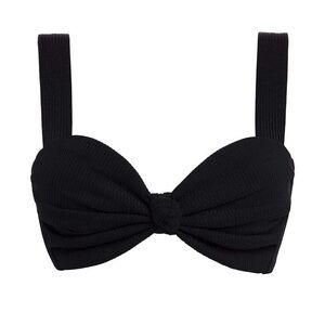 Montce Hayden Black Rib Bikini Top